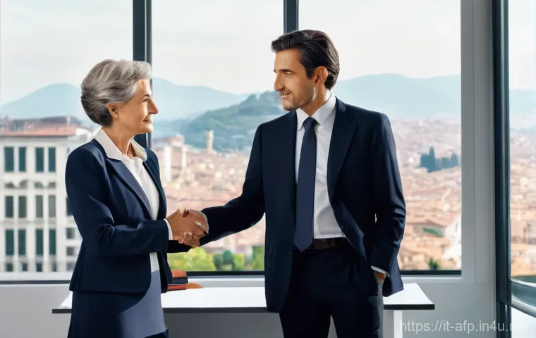 자산관리사 직업의 현실적인 단점 - **Prompt:** A dedicated male financial consultant, in his early 40s, sits at a sleek, minimalist des...