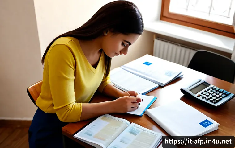 Home 17 AFP 시험 대비 최신 교재 추천 - Photorealistic Italian personal finance student preparing for a professional financial planning exam...
